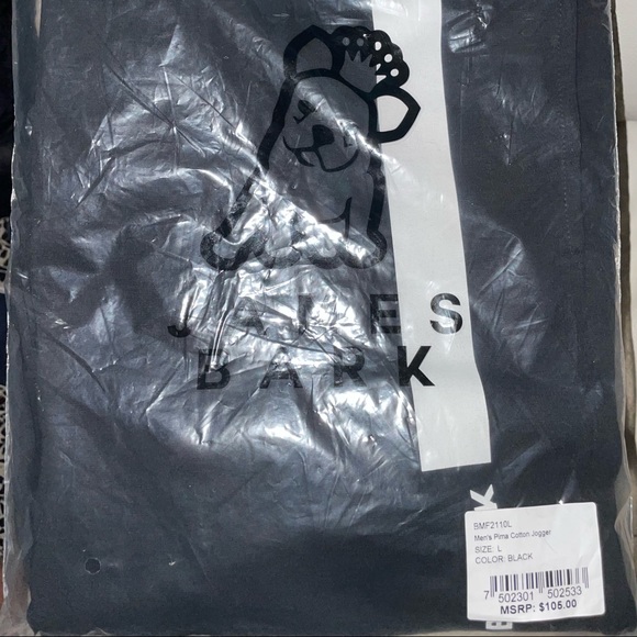 💥New 👖- James Bark Jogger - Men - Black- Large - Picture 4 of 5